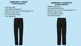 NEW RANGE! - JUNIOR BOYS TROUSERS BOOK AN APPOINTMENT TO SEE & TRY